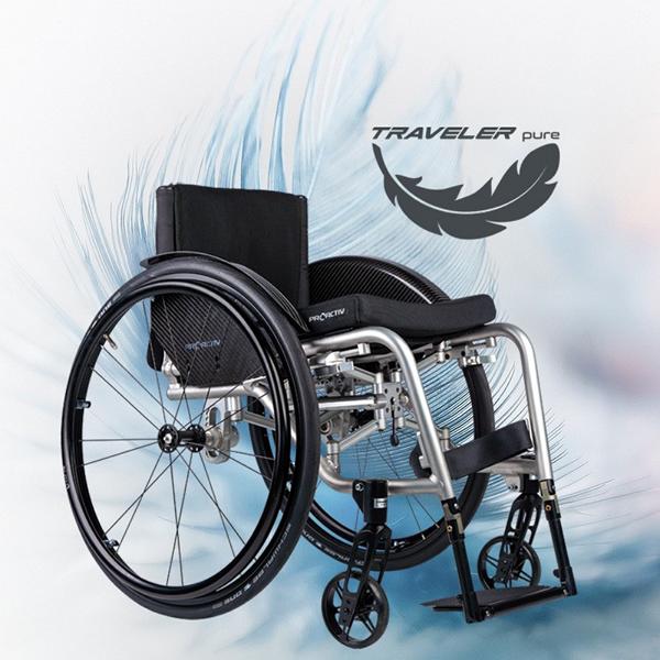 der neue leichte Faltrollstuhl von PRO ACTIV mit ca. 10kg. www.barriefrei.center | Foto ProActiv